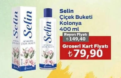Selin Çiçek Buketi Kolonya 400 Ml