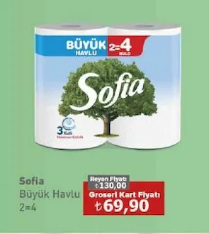 Sofia Büyük Havlu 2=4