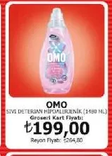Omo Sıvı Deterjan Hipoalerjenik (1480 Ml)