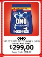 Omo Toz Deterjan Active Oxygen (6 Kg)