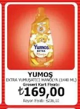 Yumoş Extra Yumuşatıcı Manolya (1440 Ml)