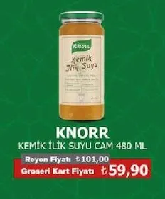 Knorr Kemik İlik Suyu Cam 480 Ml