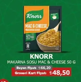 Knorr Makarna Sosu Mac & Cheese 50 G