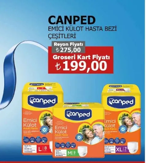 Canped Emici Külot Hasta Bezi Çeşitleri