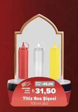 Titiz Sos Şişesi 700 Ml (Ad)