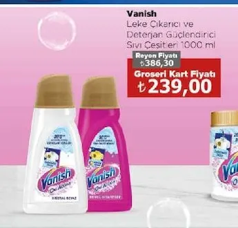 Vanish Leke Çıkarıcı Ve Deterjan Güçlendirici Sıvı Çeşitleri 1000 Ml