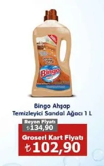 Bingo Ahşap Temizleyici Sandal Ağacı 1 L