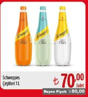 Schweppes Çeşitleri 1 L