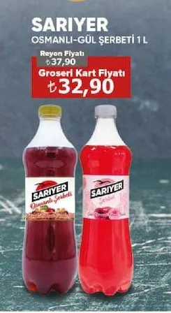 Sariyer Osmanli-Gül Şerbeti 1 L