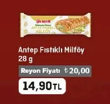Antep Fıstıklı Milföy 28 G