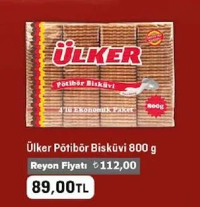 Ülker Pötibör Bisküvi 800 G