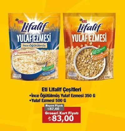 Eti Lifalif Çeşitleri