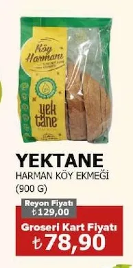 Yektane Harman Köy Ekmeği (900 G)