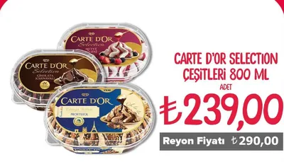 Carte D'Or Selection Çeşitleri 800 Ml