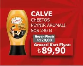 Calve Cheetos Peynir Aromalı Sos 240 G