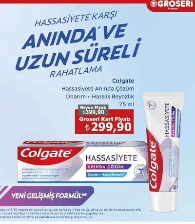 Colgate Hassasiyete Anında Çözüm Onarım + Hassas Beyazlık 75 Ml