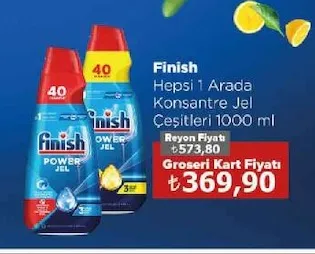 Finish Hepsi 1 Arada Konsantre Jel Çeşitleri 1000 Ml