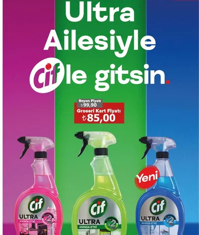 Cif Ultra Anında Etki 750Ml