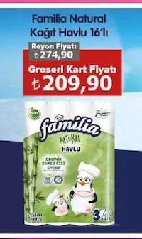 Familia Natural Kağıt Havlu 16'Lı