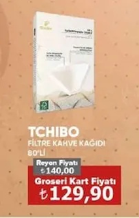 Tchibo Filtre Kahve Kağıdı 80'Li