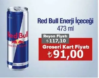 Red Bull Enerji İçeceği 473 Ml