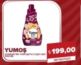 Yumoş Konsantre Yumuşatıcı Çeşitleri 1008 Ml