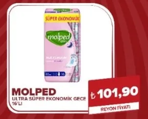 Molped Ultra Süper Ekonomik Gece 16'Lı