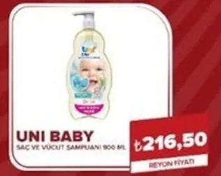 Uni Baby Saç Ve Vücut Şampuanı 900 Ml