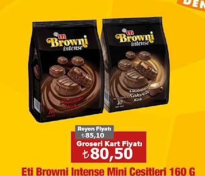Eti Browni Intense Mini Çeşitleri 160 G