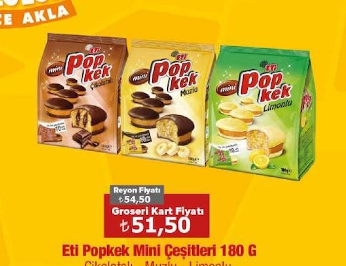Eti Popkek Mini Çeşitleri 180 G