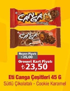 Eti Canga Çeşitleri 45 G