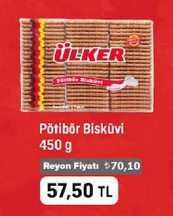 Pötibör Bisküvi 450 G