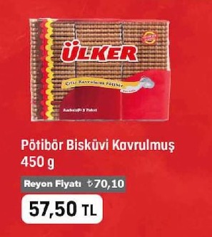 Pötibör Bisküvi Kavrulmuş 450 G
