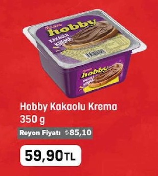 Hobby Kakaolu Krema 350 G