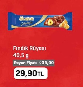 Ülker Fındık Rüyası 40,5 G