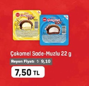 Eti Çokomel Sade-Muzlu 22 G