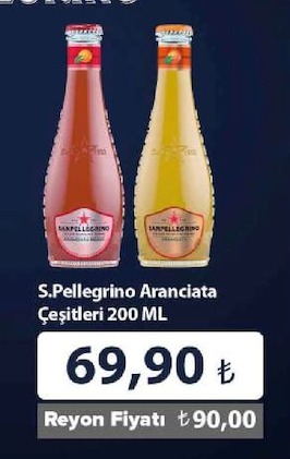 S.Pellegrino Aranciata Çeşitleri 200 Ml