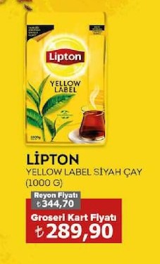 Lipton Yellow Label Siyah Çay (1000 G)