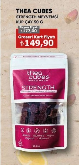 Thea Cubes Strength Meyvemsi Küp Çay 50 G