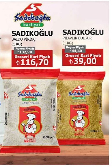 Sadıkoğlu Baldo Pirinç (1 Kg)