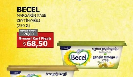 Becel Margarin Kase Zeytinyağlı (250 G)