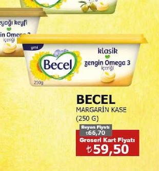 Becel Margarin Kase (250 G)