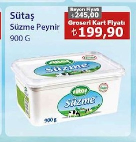 Sütaş Süzme Peynir 900 G