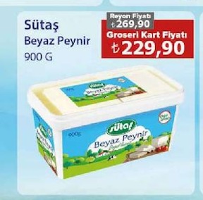 Sütaş Beyaz Peynir 900 G