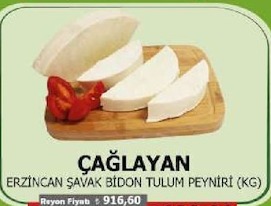 Çağlayan Erzincan Şavak Bidon Tulum Peyniri (Kg)