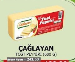 Çağlayan Tost Peyniri (600 G)