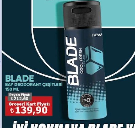 Blade Bay Deodorant Çeşitleri 150 Ml