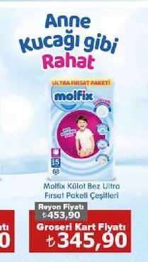 Molfix Külot Bez Ultra Fırsat Paketi Çeşitleri
