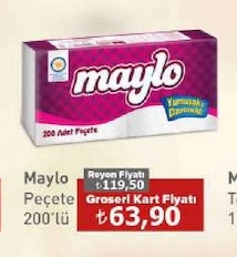 Maylo Peçete 200'Lü
