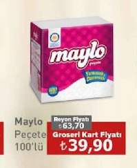 Maylo Peçete 100'Lü